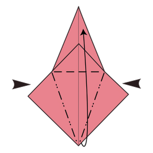 Step 11: Make the second petal fold