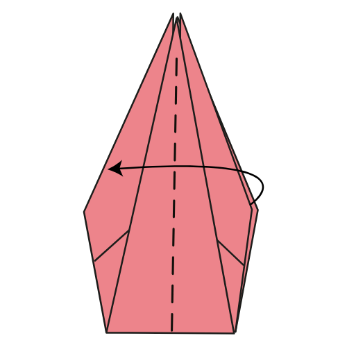 Step 23: Close the other flap