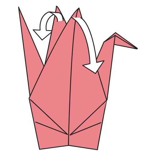 Step 28: Open the wings