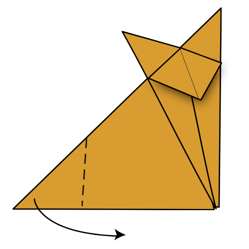 Step 10: Shape the tail