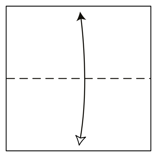 Step 1: Fold in half
