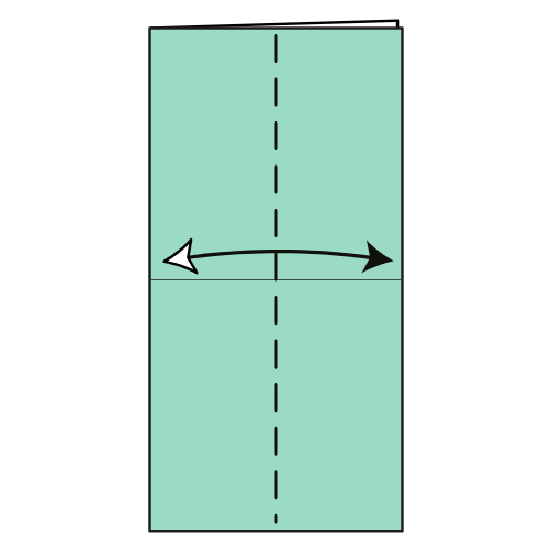 Step 3: Fold in half again