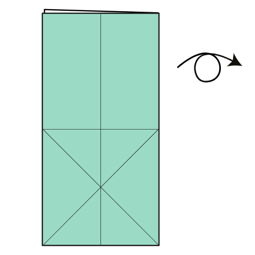 Step 6: Turn the paper over