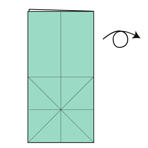 Step 8: Turn the paper over