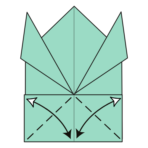 Step 15: Make guide creases
