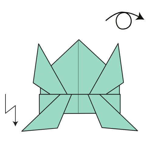 Step 22: Turn over and stretch the legs
