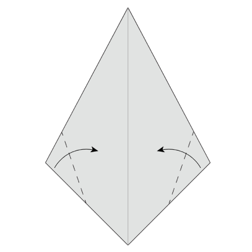Step 4: Fold the corners inward