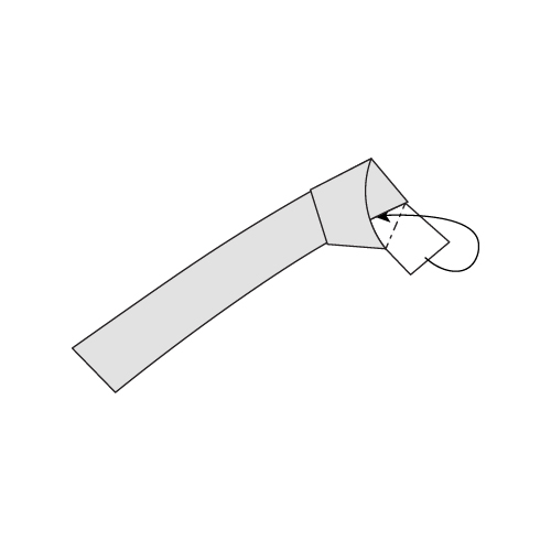 Step 3: Tuck the short tail