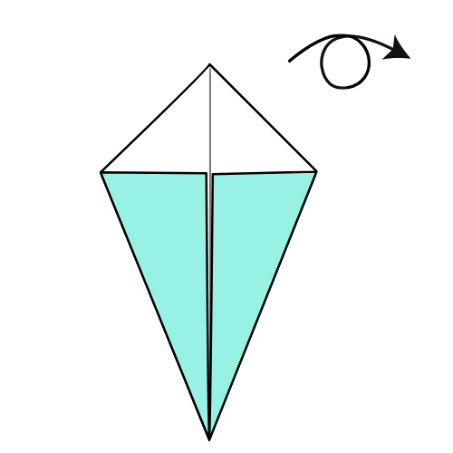 Step 3: Turn the paper over